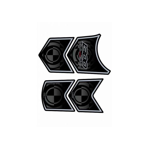 モトグラフィックス タンクパッド ブラック BMW K1300R/RS MT-TB007K