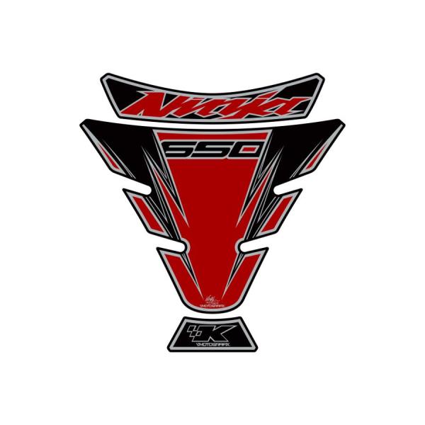 モトグラフィックス タンクパッド レッド Ninja650 06-14 MT-TK018R