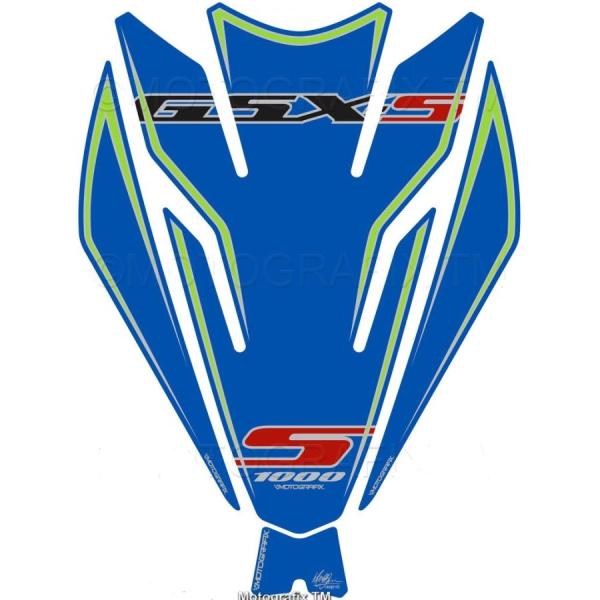 モトグラフィックス タンクパッド ブルー GSX-S1000 MT-TS029B