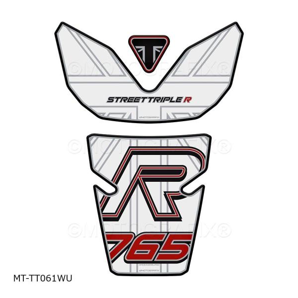 モトグラフィックス タンクパッド Street Triple 765R MT-TT061WU