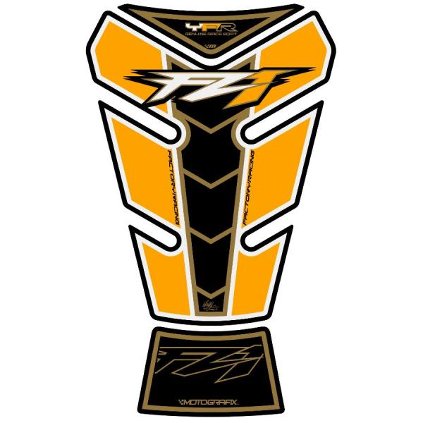モトグラフィックス タンクパッド イエロー FZ1 06- MT-TY019Y