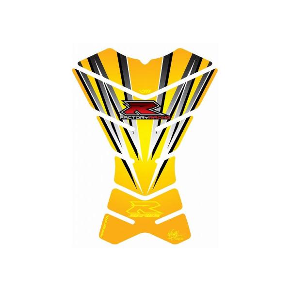 モトグラフィックス タンクパッド イエロー/シルバー X3 SERIES MT-X3S1Y