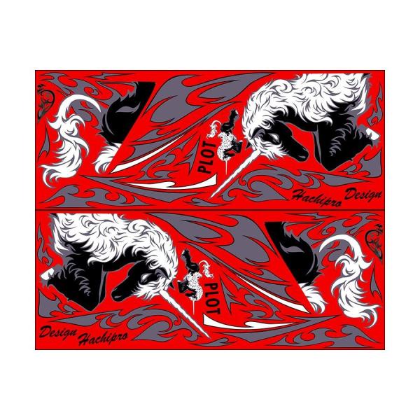 Plot (プロト) デカールキット ユニコーン レッド CBR250R