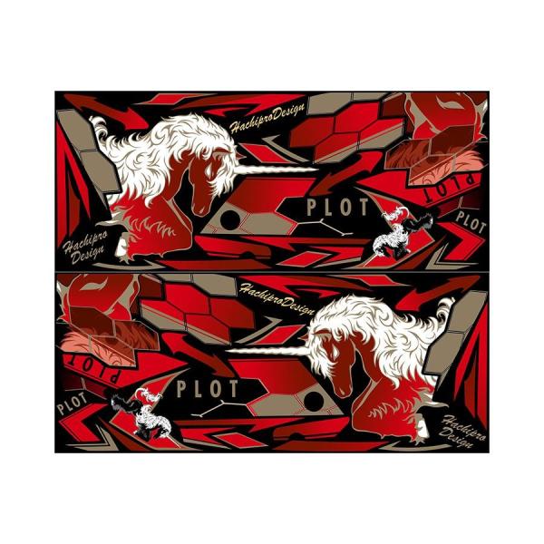 Plot (プロト) デカールキット ユニコーン レッド ニンジャ Ninja250