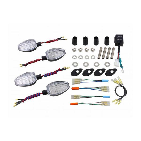 POSH Faith(ポッシュフェイス) LWLEDウインカーキット ブラック/クリア CB400S...