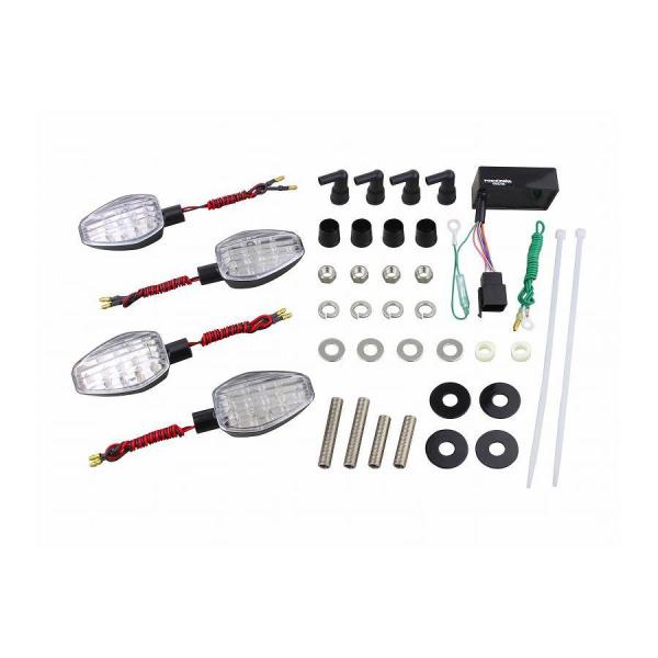 POSH Faith(ポッシュフェイス) LWLEDウインカーキット ブラック/クリア CBR250...