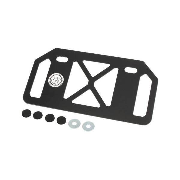 POSH Faith (ポッシュフェイス) ライセンスバックプレート山型 ブラック ホールタイプ 5...