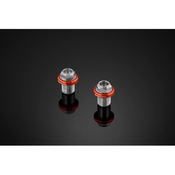 BIKERS (バイカーズ) ミラーホール用ステンレスボルト オレンジ ニンジャ250 Ninja2...