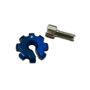 BIKERS クラッチケーブルアジャスター 大 ブルー CBR250RR ZX-25R Rebel レブル250  レブル500 GROM グロム YZF-R25 MT-25 ニンジャ Ninja250 400