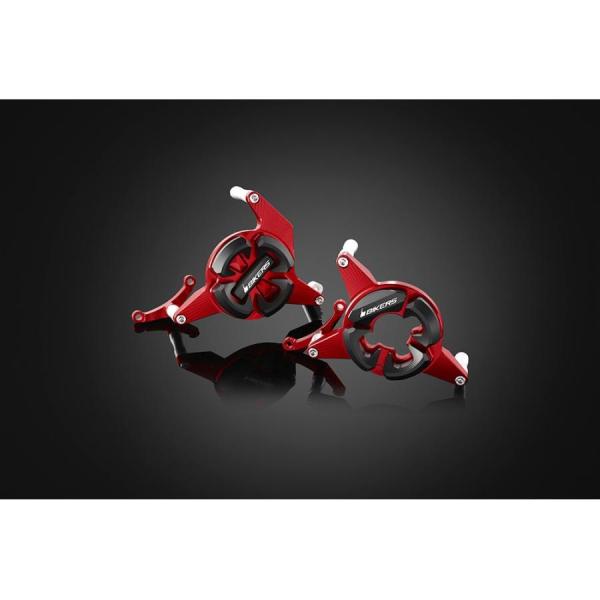 BIKERS (バイカーズ) エンジンガード 左右 レッド CB250F H0140-RED