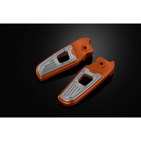 BIKERS(バイカーズ) リアフットペグ L/R2ケ 左右セット オレンジゴールド PCX125 ...