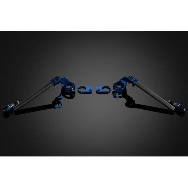 BIKERS(バイカーズ) アジャスタブルセパレートハンドル セパハン ブラック/ブルー ニンジャ ...