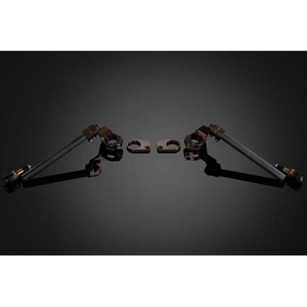 BIKERS(バイカーズ) アジャスタブルセパレートハンドル セパハン ブラック/チタン ニンジャ ...