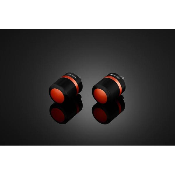 BIKERS (バイカーズ) バーエンド 純正ハンドル用 ZX-6R オレンジ