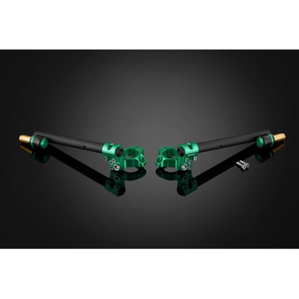 BIKERS (バイカーズ) アジャスタブル セパレートハンドル グリーン Ninja250/400...