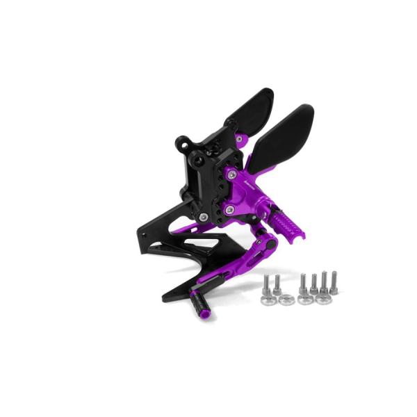 BIKERS (バイカーズ) バックステップ アルミ削り出し 可倒式ステップ 9ポジション対応 パー...