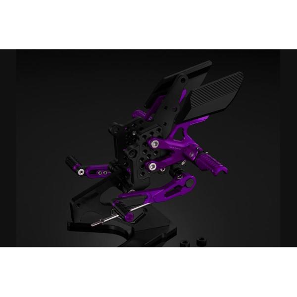 BIKERS(バイカーズ) バックステップ パープル YZF-R25/R3/MT-25/03