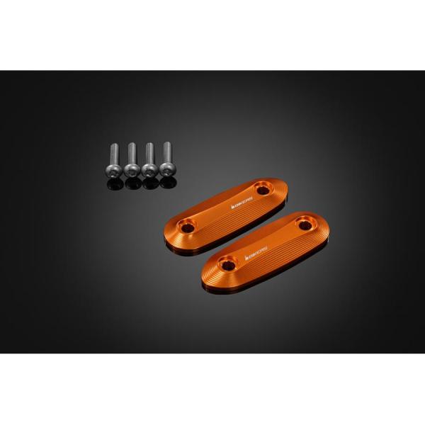 BIKERS (バイカーズ) ミラーホールカバー オレンジゴールド YZF-R25 Y0337-OG...