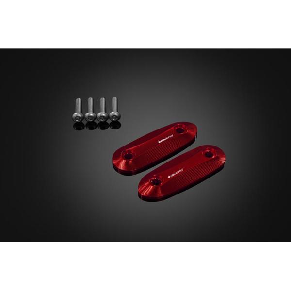 BIKERS (バイカーズ) ミラーホールカバー レッド YZF-R25 Y0337-RED