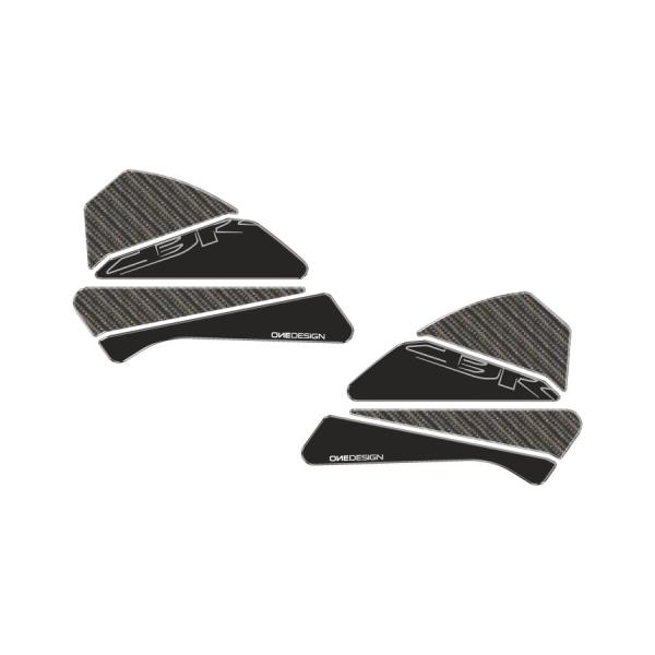 ワンデザイン レジンタンクサイドパッド ブラック/カーボン調 CBR 1000RR 20-23 SI...