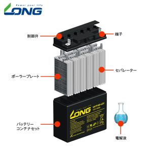 ロングバッテリー バッテリー 12V/4Ah ...の詳細画像3
