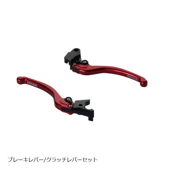 エフェックス スムースフィットレバー レッド ZEPHYR750/ZRX400/BALIUS/II ...