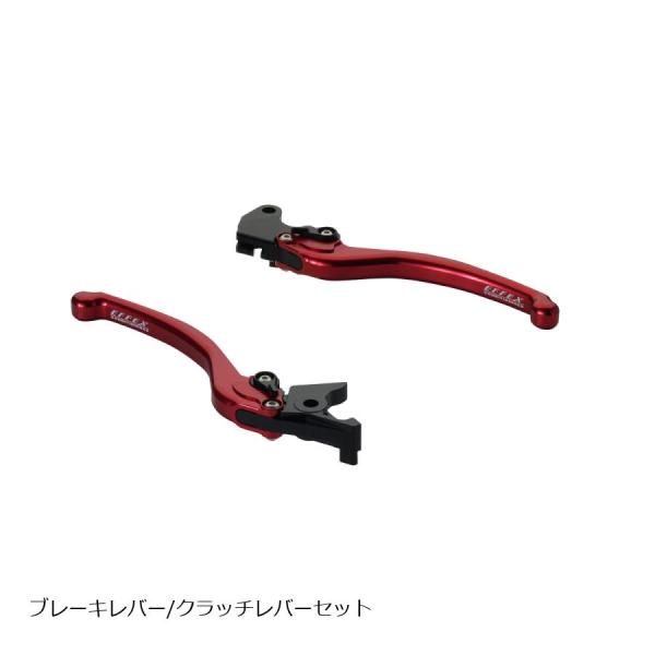 エフェックス スムースフィットレバー レッド GSX250R 17-21/SV650 16-17 E...