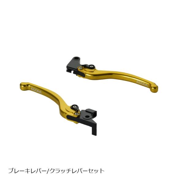 EFFEX (エフェックス) スムースフィットレバー ゴールド MT-09 MT-07 FZ1 FA...