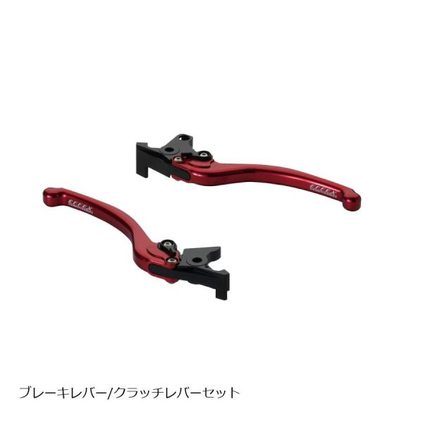 エフェックス スムースフィットレバー レッド TRACER9 GT 21/MT-09 21-22 E...