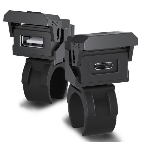 Plot (プロト) バイク用 USB電源 TYPE-A+C(タイプA+C) QC3.0/PD対応 ...