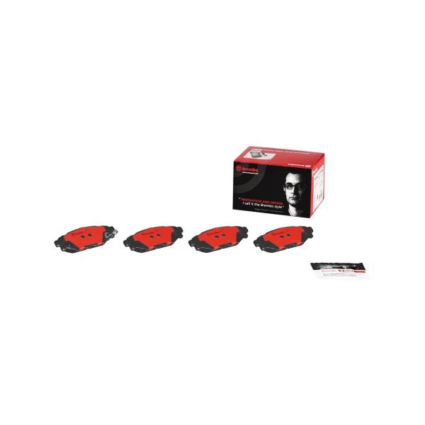 brembo (ブレンボ) 4輪 プライムブレーキパッド 純正互換・低ダストタイプ リア左右セット ...