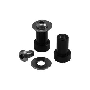 Motone(モートーン) スプロケットカバー リブ ブラック/ポリッシュ