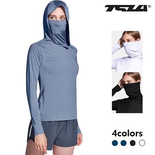 テスラ TESLA レディース オールシーズン 長袖 スポーツ Tシャツ スポーツウェア  UVカッ...