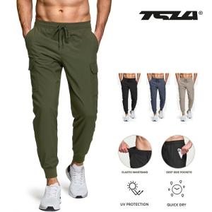 テスラ ジョガーパンツ メンズ 軽量 ストレッチ トレーニングウェア ロングパンツ 登山 ランニング アクティブ アウトドア ハイキング パンツ TSLA MBK20｜plum-net