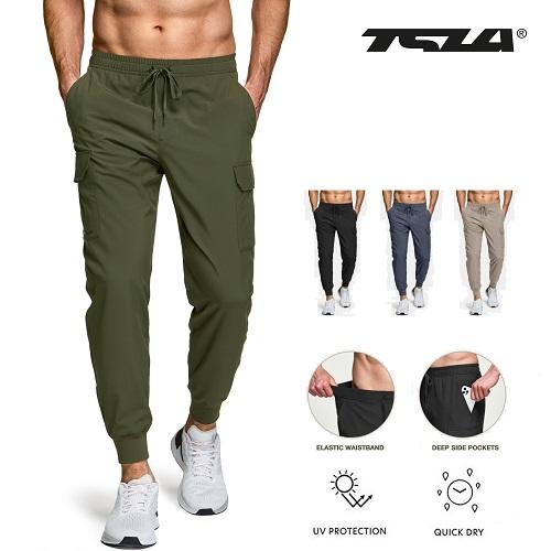 テスラ ジョガーパンツ メンズ 軽量 ストレッチ トレーニングウェア ロングパンツ 登山 ランニング...