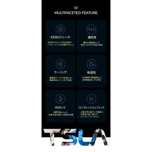 スポーツウェア スポーツ インナー 長袖 UV...の詳細画像2