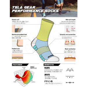 テスラ TESLA 靴下 スポーツソックス ア...の詳細画像2