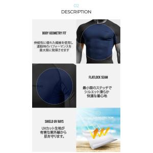 半袖 スポーツ シャツ 3枚セット UVカット...の詳細画像3