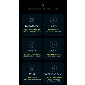 テスラ TESLA メンズ スポーツインナー ...の詳細画像2
