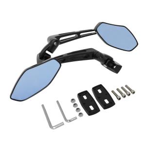 レーシング バックミラー ブラック スクエア 左右 バイク VFR400R NC30