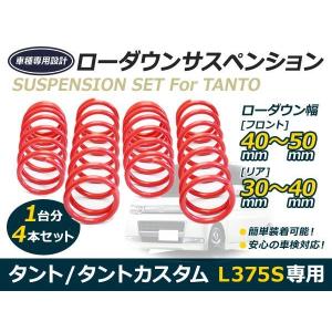 TANABE（タナベ） タント L375S ダウンサス 1台分 サステックDF210