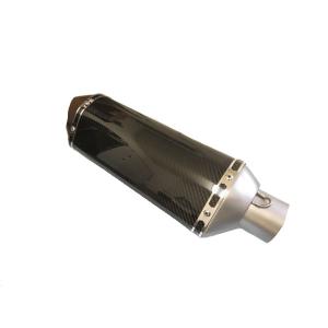 60.5mm 60.5φ 全長570mm 汎用 カーボン ロングサイレンサー マフラー