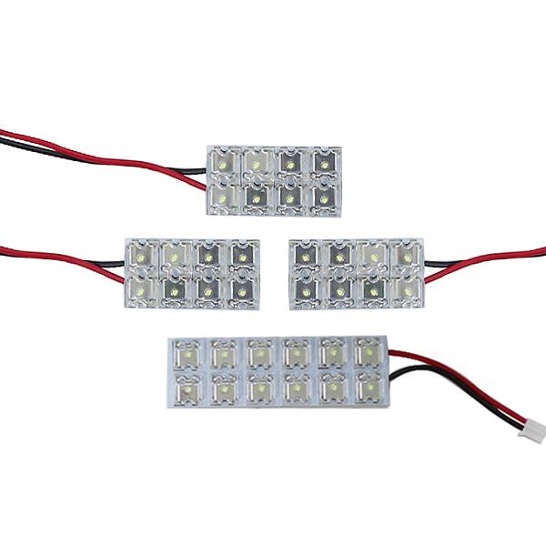 メール便送料無料 パジェロ イオ H6# LEDルームランプ FLUX 4Pセット 36発 三菱 室...