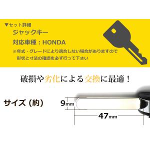 ホンダ フィット/Fit ブランクキー キーレ...の詳細画像1