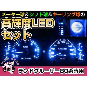 ランクル 80 LEDセット / メーターシフト キーリング ホワイト