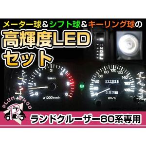 ランクル 80 LEDセット / メーターシフト キーリング ブルー : plum