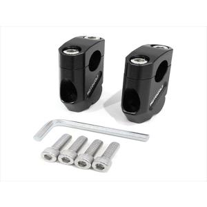 アルミ ブラック 22.2mm φ22.2 ハンドル/クランプ セットバック