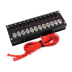 ステンレス 6連スイッチボックス トラック デコトラ 6連スイッチ