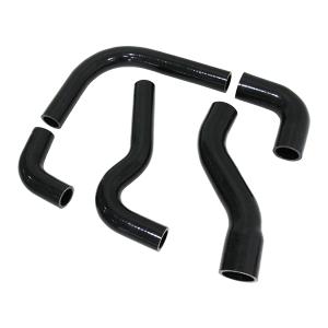 【悟様オーダー専用】ジムニーJA11 ラジエターホース 3点set SUSパイプ ジムニー JA11 ラジエターホース シリコンホース 3点 ブルー S-133