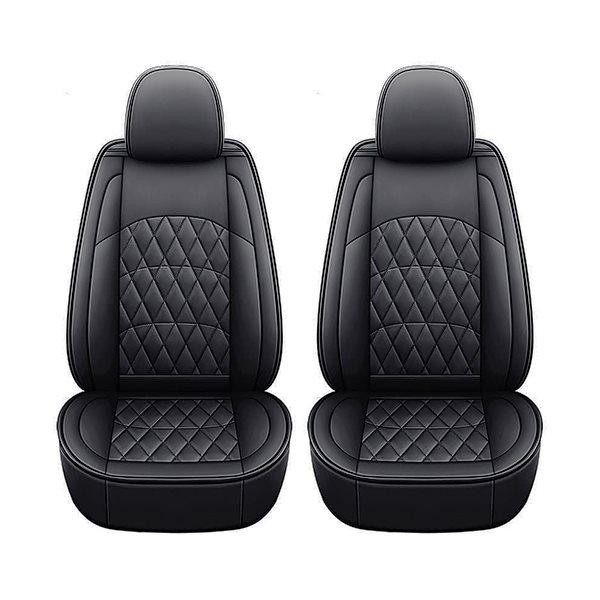ソニカ L405S L415S 汎用 シートカバー  レザー ブラック 運転席 助手席 前席セット ...